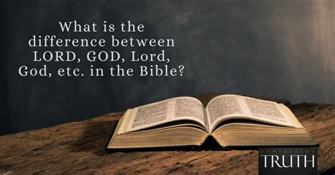 difference between lord and god|lord vs lord in the bible.